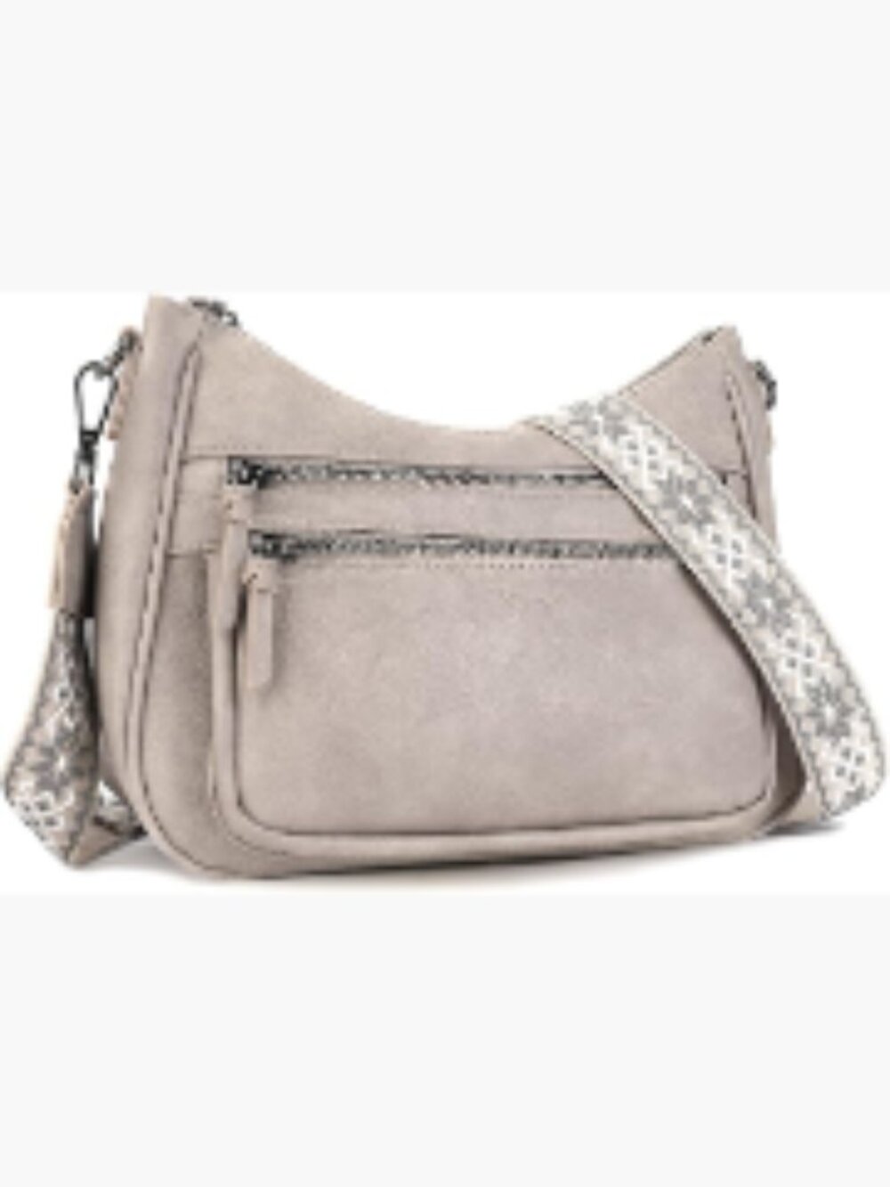Crossbody Purse for Women Trendy Vegan PU Leather Multi Pocket Travel Handbag